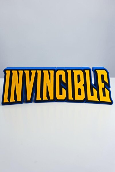 Hunga Invincible - Logo - Raf Dekoru - Masa Üstü Dekor