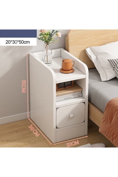 Other 20 * 30 * 50cm ultra narrow single pull bedside table, bedroom easy to ...