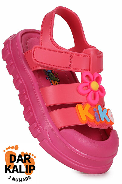 Kiko Kids صندل جين للفتيات بنعل خفيف (اطلب مقاسًا أكبر بمقاس واحد)