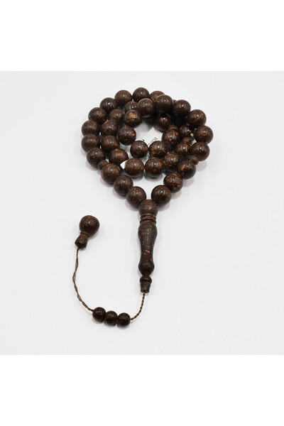 Generic Qirfa (Cinnamon Wood) Rosary 39 Beads 10mm Dark Brown Prayer Beads 32...