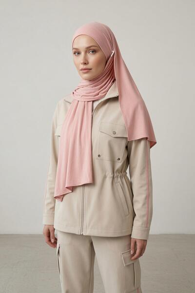 Aisha's Design Practical Combed Cotton Shawl with Headphone and Glasses Entra...