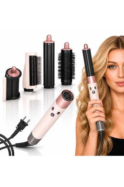 Omaly Ondulator Styler Multifunctional 4in1, 1300W, 3 trepte temperatura, 3 v...