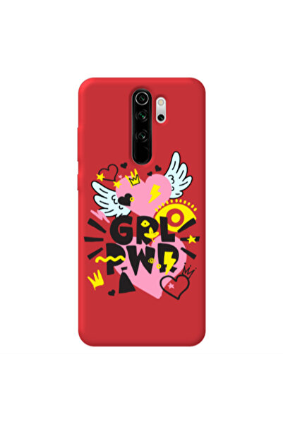 Other Xiaomi Redmi Note 8 Pro Grl Pwr Red Colored Silicone TPU Θήκη