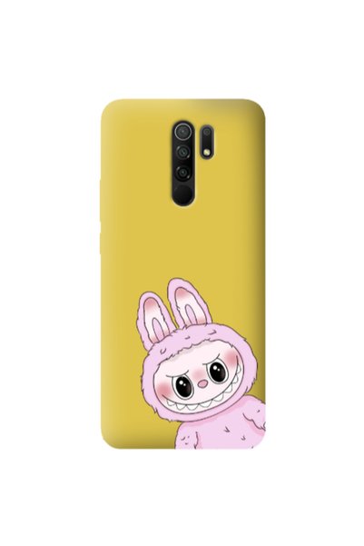 Other Xiaomi Redmi 9 Labubu 6 Yellow Colored Silicone TPU Θήκη