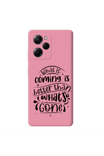 Other Xiaomi Poco X5 Pro What is coming Pink Colored Silicone TPU Θήκη