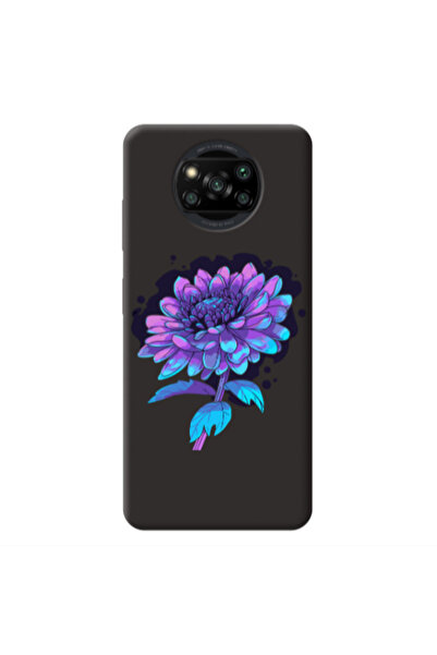 Other Xiaomi Poco X3 /X3 Pro Witch flower Black Colored Silicone TPU Θήκη
