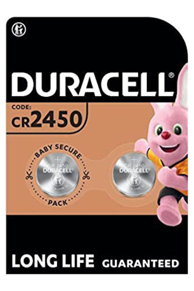 Duracell Ηλεκτρονικά Μπαταρία Λιθίου Ρολογιού CR2450 3V 2 τεμάχια