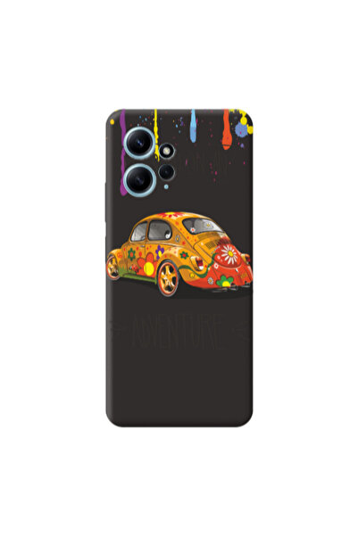 Other Xiaomi Redmi Note 12 4G Adventure Black Colored Silicone TPU Θήκη
