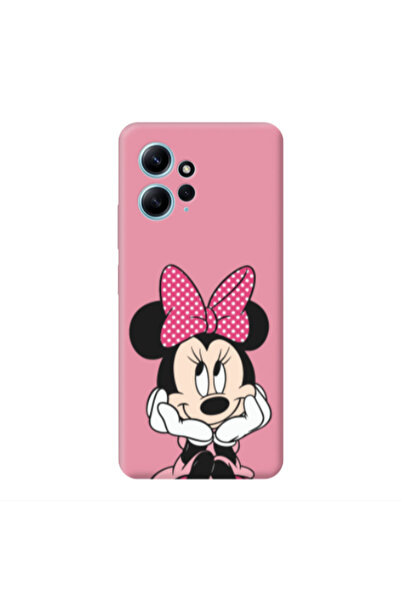 Other Xiaomi Redmi Note 12 4G Minnie 2 Pink Colored Silicone TPU Θήκη
