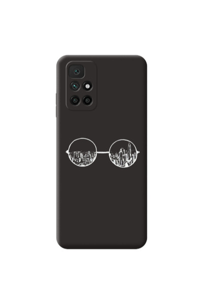 Other Xiaomi Redmi 10 2022 Sunglasses Black Colored Silicone TPU Θήκη