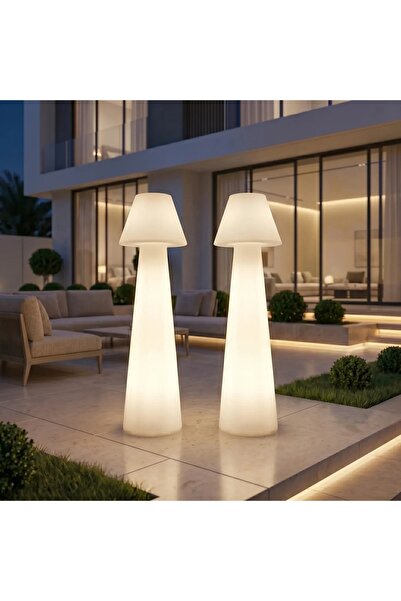 MYASEM STORE Kit 2 Urna Tower Led Pots for Indoor and Outdoor Spaces 210X58X5...