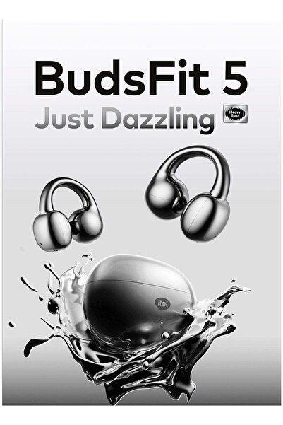 İtel Open-Ear Listening,Wireless Earphones, BudsFit 5 Earbuds, Bluetooth 5.4 ...