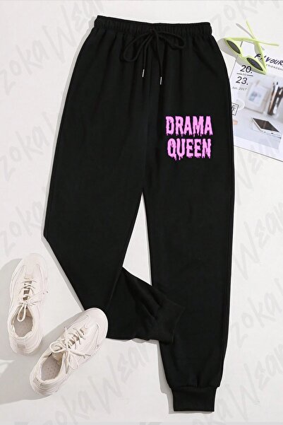 ZOKAWEAR Unisex Drama Queen Printed Sweatpants