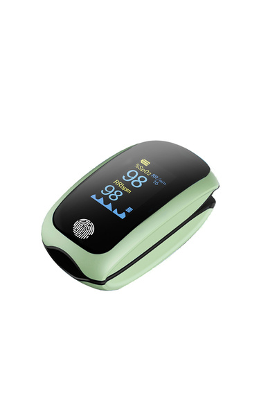 Choice1 Green JUSTLANG Recharge Finger Pulse Oximeter SpO2 Blood Oxygen Satur...