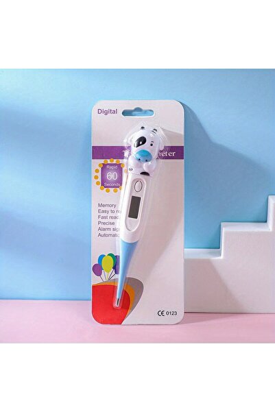 Choice3 Cow 1pc Baby Cartoon Digital Thermometer Oral Armpit Flexible Tip Wat...