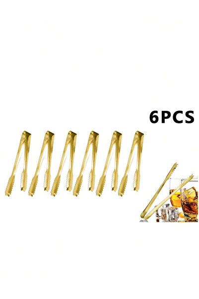Choice 6pcs 6/12pcs Stainless steel ice tongs, food tongs, sugar tongs, suita...