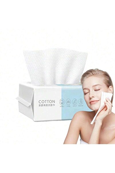 Choice 1pc Disposable Face Towels, Wet And Dry Dual Use,Clean Facial Wipes Fo...