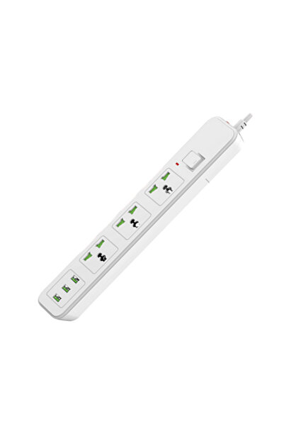 Tradesor Πολύπριζο Multi-Plug 3 θέσεων με θύρες USB - KOS-27004EU - 270049