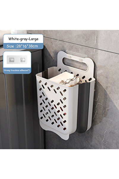 Choice Product B 1PCS Wall-Mounted Dirty Clothes Basket large-Capacity Foldin...