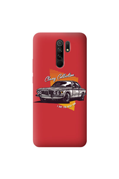 Other Xiaomi Redmi 9 Classy Collection Red Colored Silicone TPU Θήκη