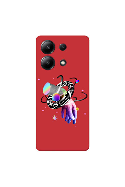 Other Xiaomi Redmi Note 13 4G Y2k Red Colored Silicone TPU Θήκη