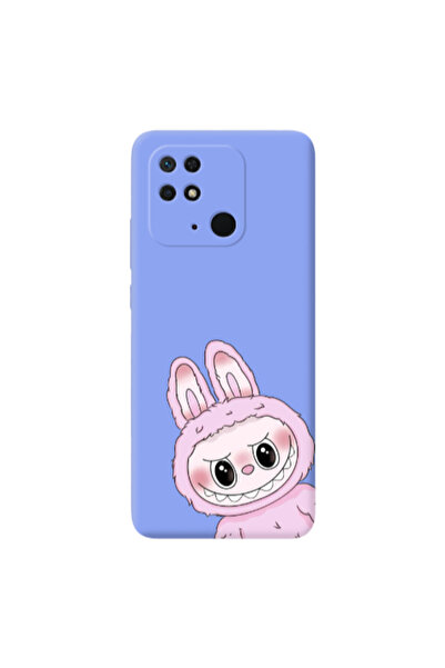 Other Xiaomi Redmi 10C Labubu 6 Light Purple Colored Silicone TPU Θήκη
