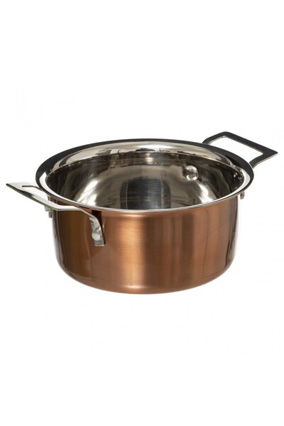 Secret de Gourmet Bol de servire Cooper Line Mini-oala, oțel inoxidabil, 13.7...