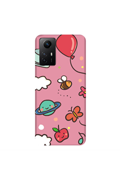 Other Xiaomi Redmi Note 12s cute little ones Pink Colored Silicone TPU Θήκη
