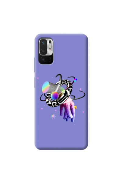 Other Xiaomi Redmi Note 10 Pro 5G Y2k Purple Colored Silicone TPU Θήκη