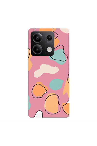 Other Xiaomi Redmi Note 13 5G Colorful spots Pink Colored Silicone TPU Θήκη