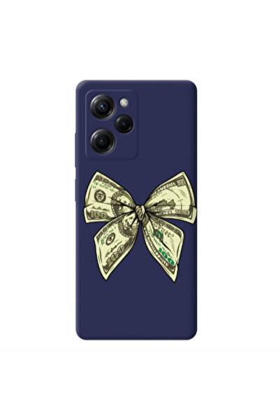 Other Xiaomi Poco X5 Pro Bowtie Dollars Dark blue Colored Silicone TPU Θήκη
