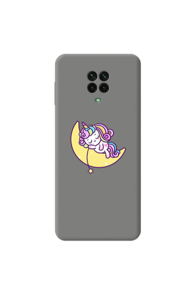 Other Xiaomi Redmi Note 9 Pro Sleeping horse Grey Colored Silicone TPU Θήκη
