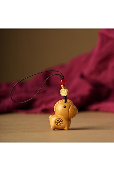 Choice6 A6 〔YY110〕 Sandalwood Horse Pendant Keychain Year Of The Horse Mobile...