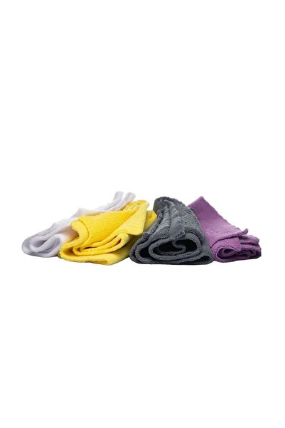 Work Stuff Gentelman 4 Colors Microfiber Towel Bundle for Car and Bike Cleaning