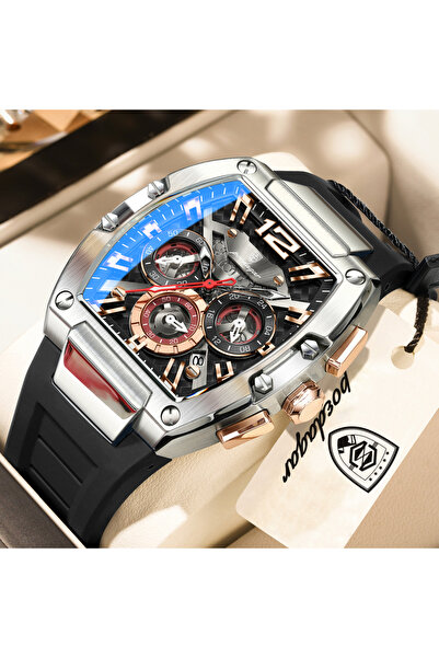 Choice 9051 Silver Black Fashion Original Men's Watches Luminous Waterproof D...