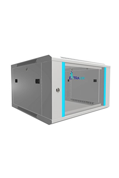 Extralink 6U 600x600 Gri |   Dulap rack |   montat pe perete