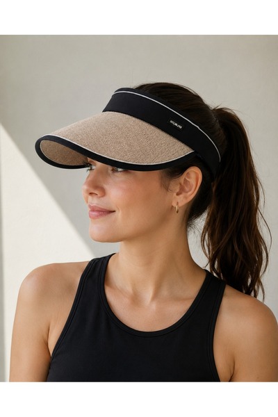 FLEX FASHION Visor with Extension - Suitable for Open-Turban Style - Adjustab...
