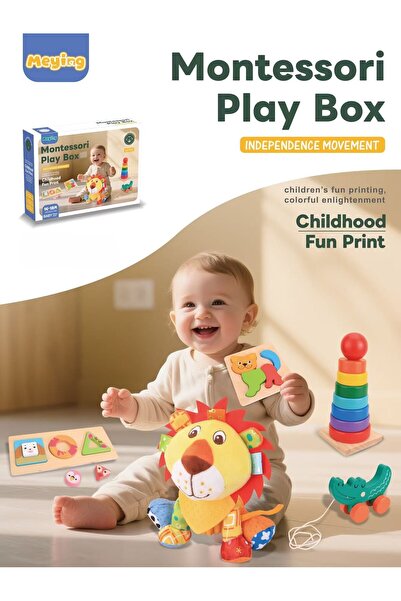 First Step Baby Montessori Set 658-18B25 Assorted Color