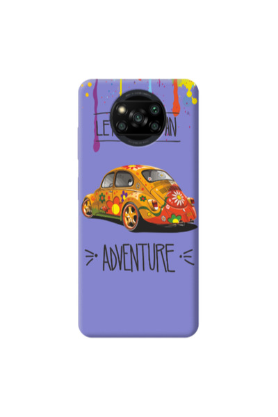 Other Xiaomi Poco X3 Pro Adventure Purple Colored Silicone TPU Θήκη