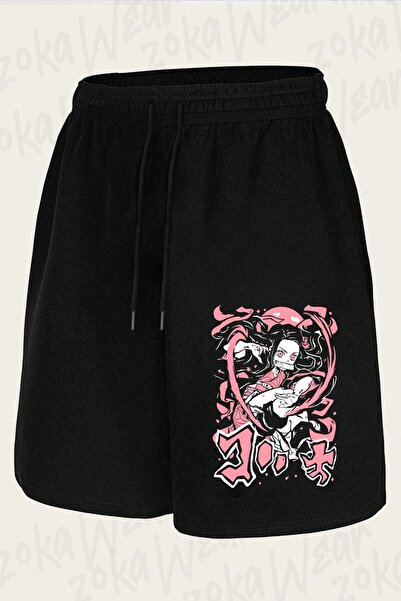 ZOKAWEAR Unisex Nezuko Design Printed Shorts