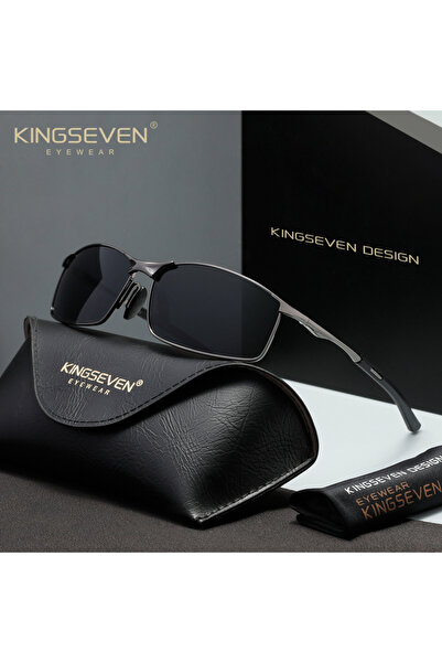 Choice6 Gun Gray KINGSEVEN Fashion Sunglasses Luxury Retro Men Women UV400 Po...