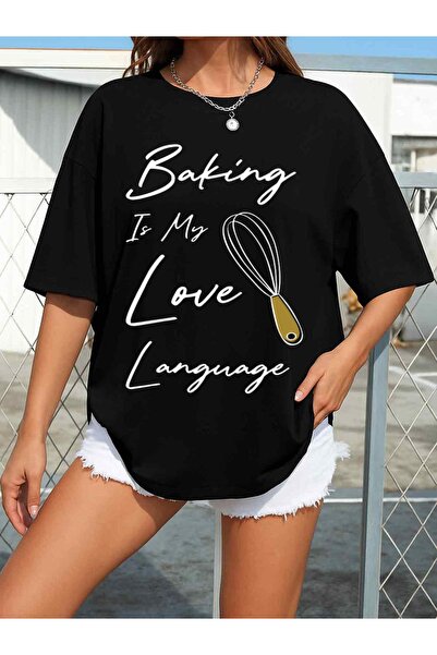 212Wear Women'S 180gsm Heavyweight 100% T-Shirt - is My Love Language Graphic...