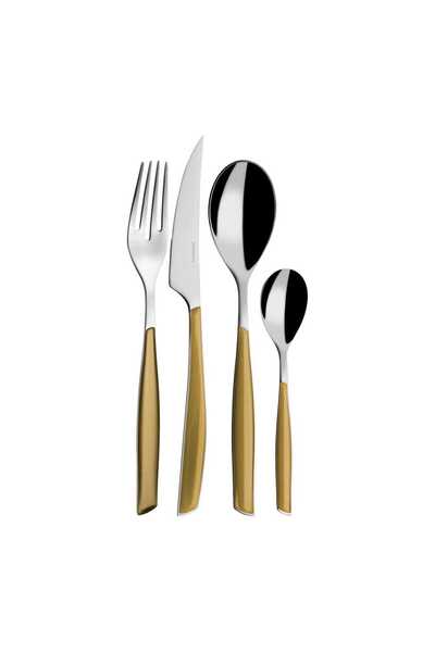 CASA BUGATTI Set tacâmuri Glamour, Casa Bugatti, 6 persoane - GLDR-021S50, auriu