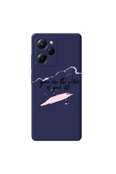 Other Xiaomi Poco X5 Pro You are the authors Dark blue Colored Silicone TPU Θήκη