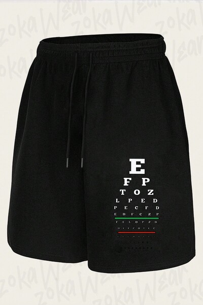 ZOKAWEAR شورت مطبوع بتصميم عصري للجنسين