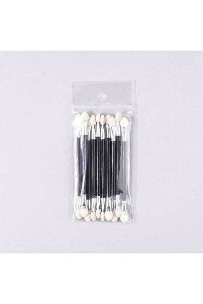 Choice4 WHITE 50/10PCS Professional Sponge Stick Eyeshadow applicator Makeup ...