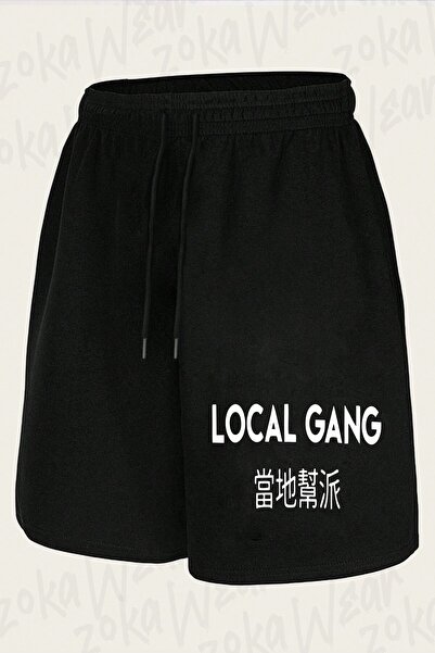 ZOKAWEAR Unisex Local Gang Design Printed Shorts