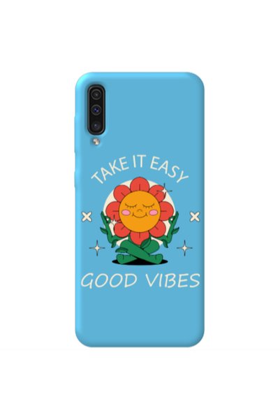 Other Samsung A70 Take It Easy Blue Colored Silicone TPU Θήκη