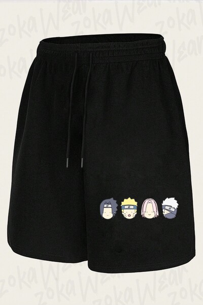 ZOKAWEAR Unisex Naruto Uzumaki Design Printed Shorts