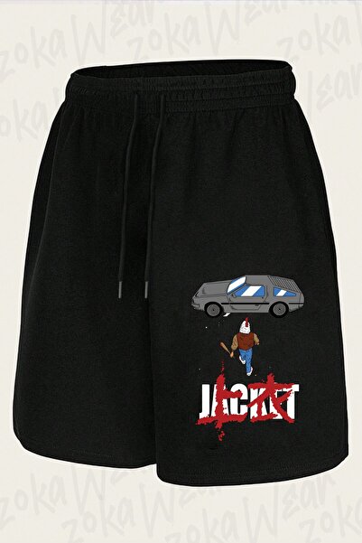 ZOKAWEAR Unisex Hotline Miami Neo Tokyo Design Printed Shorts